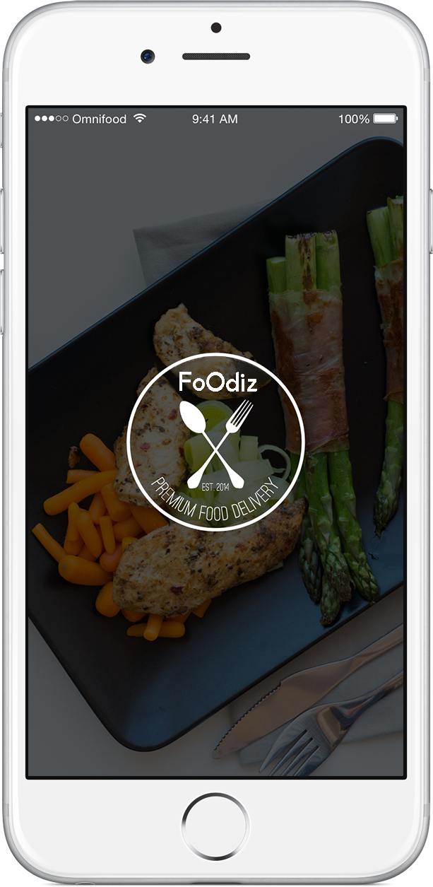 FoOdiz app on iphone